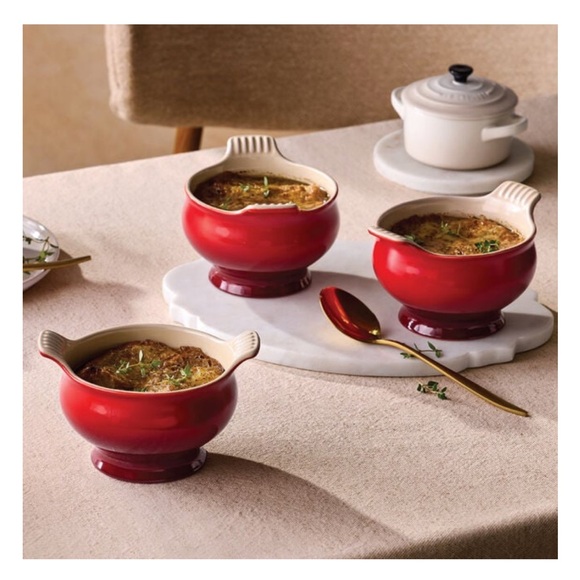 Le Creuset Cerise Heritage Soup Bowl (set of 4)